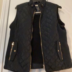 Cavalini quilted vest with fleece lining